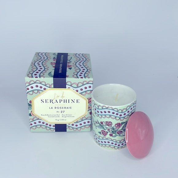 L’or de Seraphine La Roseraie Ceramic Jar Candle - Picture 1 of 2